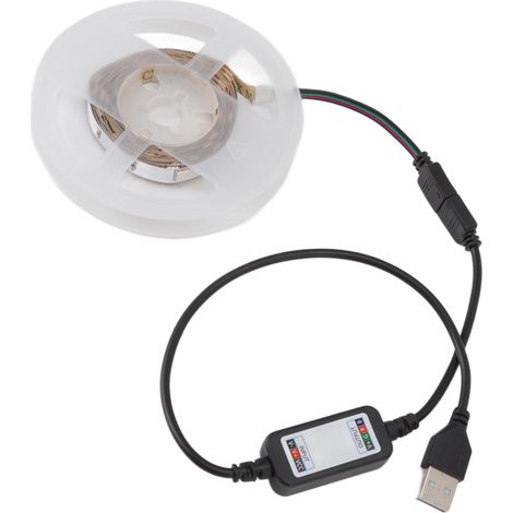 LED-Lichterkette mit LED-Perlen, USB-, Bluetooth- und App-Steuerung für die Raum- und Heimdekoration, 5 V, 2 m (1/5)