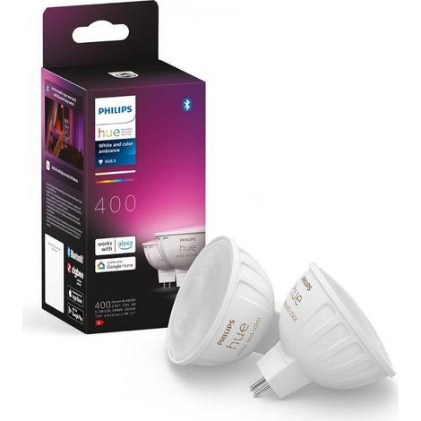 Philips Hue White And Color Ambiance, Ampoule Connectée Mr16, Compatib