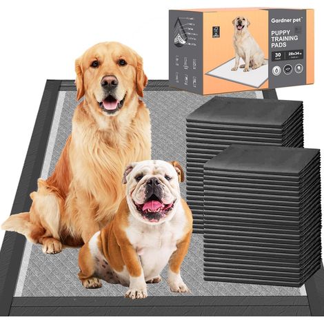 30 PCS Alèse Jetable Absorbant Chien Charbon 70x85CM (1/5)