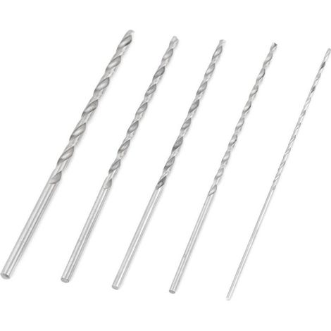 Extra Long Twist Drill Bits 2mm, 3mm, 3.5mm, 4mm Diameter High Speed Steel Twist Drill Bit Set for Drilling, Drills, Drill Bits (1/5)