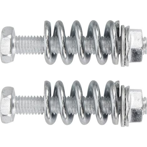 Akozon Kit de Réparation D'échappement en Métal 8 Pièces avec Boulons, écrous, Ressorts, Joints et Accessoires Automobiles en Acier