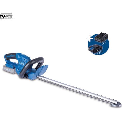 Heckenschere-Set 20V + 2Ah Akku und Ladegerät Scheppach IXES C-HT570-X
