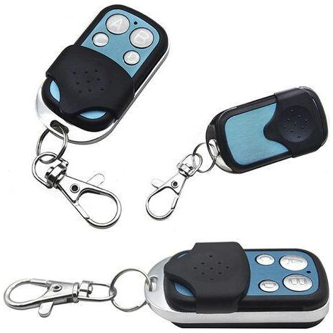 Télécommande Universelle Porte Garage - 433 MHz - 4 Canaux - Clonage Code Fixe - 12 V - Pour Portes, Fenêtres, Systèmes d'Alarme (1/5)