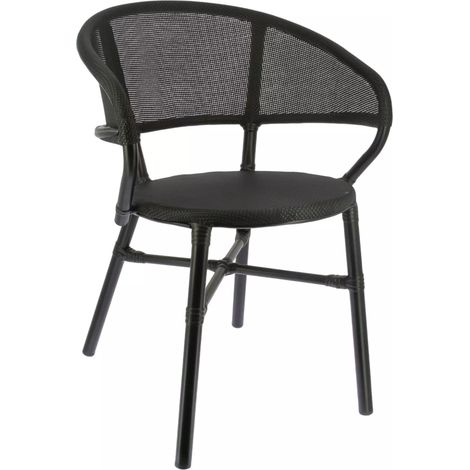 Fauteuil LOUIS en textilene style bistrot pour extérieur (1/5)