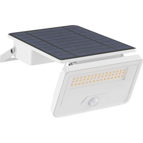 Sky Solar Sensor - Lampada LED Solare con Sensore di Movimento e Crepuscolare, 8W, 1600lm, 4000K, IP54 - Beneito Faure - Bianco