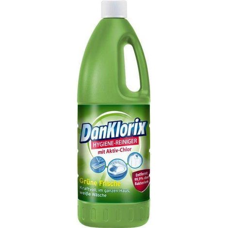 DanKlorix Hygienereiniger Grüne Frische Chlore Liquide 1,5 l (1/3)