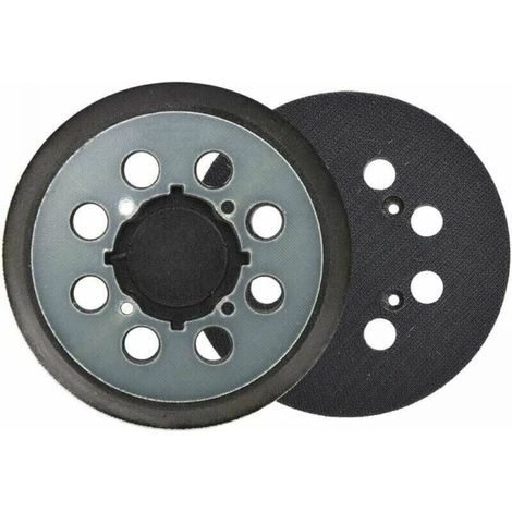 Patin de ponçage 125mm à crochet et boucle – 8 trous pour ponçage précis – Compatible DeWalt DCW210N DWE6423 – Lot de 1