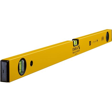 Stabila Type 70-2 Aluminum Spirit Level with 80 cm Length and 0.5 mm/m Accuracy for Precise Horizontal and Vertical Alignment