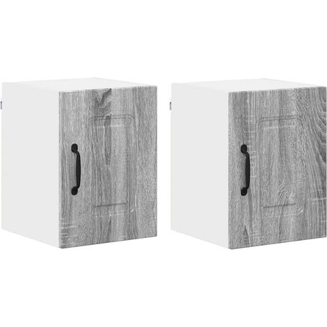Meuble mural de cuisine,Armoire de cuisine 2 pcs Gris Sonoma 30 x 31 x 40 cm CFW89290 (1/5)