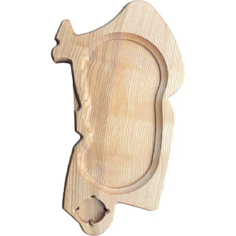 Panetta Sardegna, vassoio in frassino scavato cm 42x19x2.2