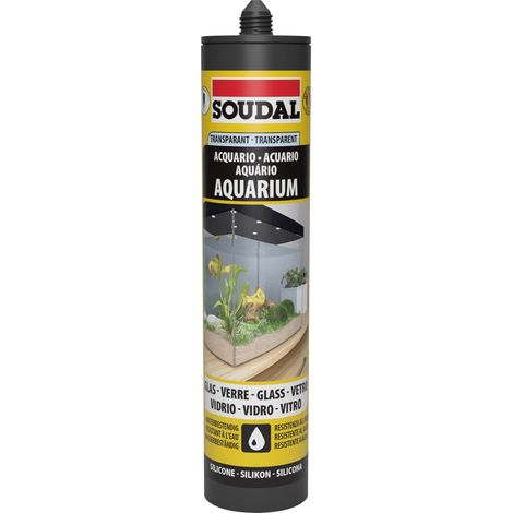 Soudal Silikon-Aquarium transparent 290 ml Dichtmaterialien