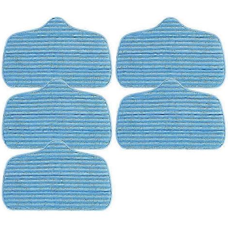 AURA Lot de 5 lingettes microfibres pour nettoyeur vapeur Mc1275 Steamfas -275 -370 (1/5)