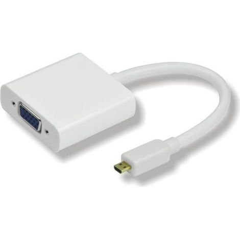 MicroConnect HDM19F24 - Adaptateurs de câbles vidéo (Micro HDMI, VGA, mâle, mâle/femelle, femelle)