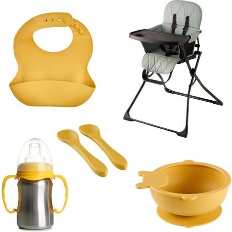 Pack Hochstuhl faltbar - THERMOBABY - HANDY - Komplettes und hochwertiges Essensset