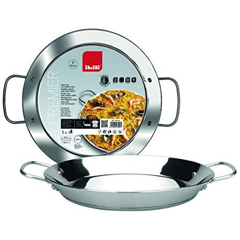 Ibili Premier Padella per paella 34 cm acciaio inossidabile (1/4)