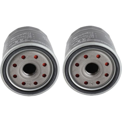Filtre à huile moto - Compatible Kawasaki 16097-0008 - Haute efficacité filtration moteur - Lot de 2 pièces métal robuste (1/5)
