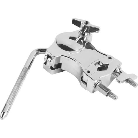 Abrazadera de aleación para tambor, soporte para tambor, abrazadera de extensión, conexión de varilla, abrazadera de soporte, soporte para tambor, piezas de herramientas, accesorios para instrumentos 
