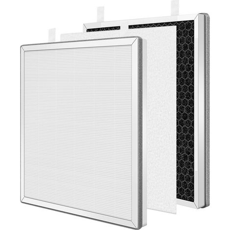 Compatible avec le filtre à charbon actif HEPA du purificateur d'air Levoit Vital 100/100-RF (1/4)