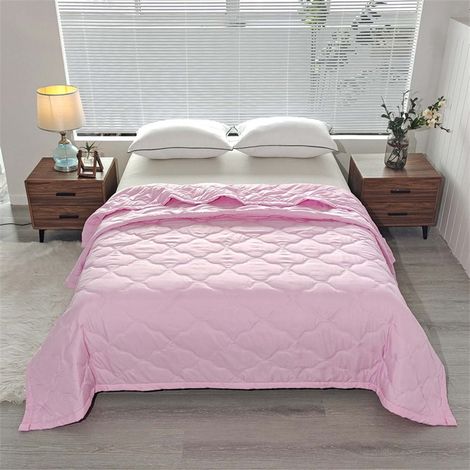 Couette Été Coton Lavé - 100 x 150 cm - Matériau Respirant 98 % Coton 2 % Élasthanne - Pour Chambres Chaudes ou Sensibles - 1 Pièce (1/5)