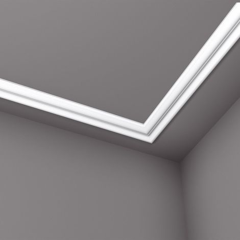 Eckleiste NMC N NOMASTYL Noel Marquet Zierleiste Stuckleiste Modernes Design weiß 2 m (1/5)