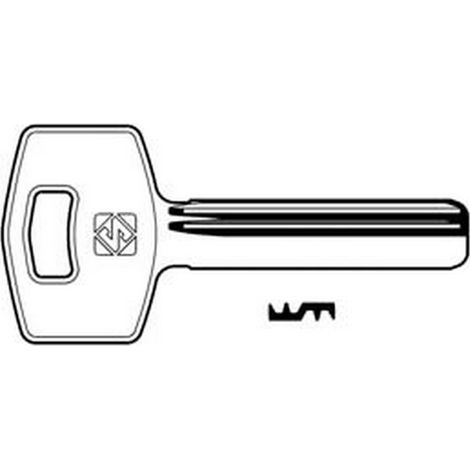 5PZ CHIAVI PUNZONATE PER CILINDRI GRIFO 6 SPINE GF1 - GF1