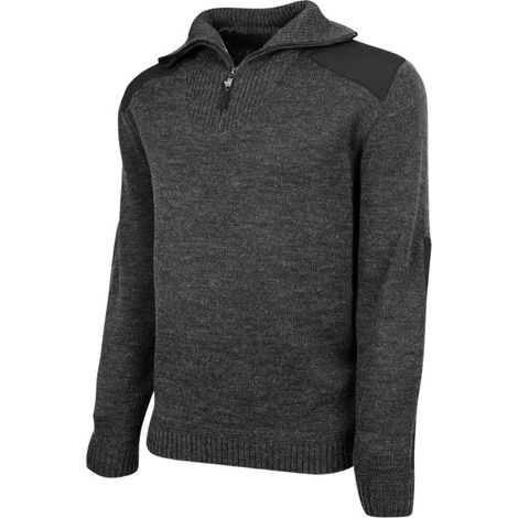 DAMON - PULL DE TRAVAIL - 1429  Anthracite chiné
