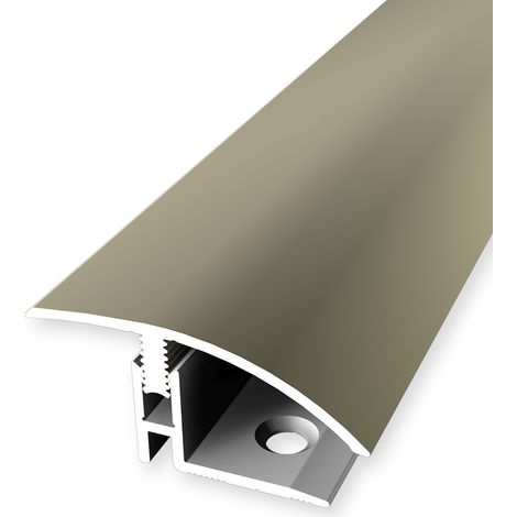 PROVISTON Übergangsprofil Parkettausgleich Breite: 39 mm Höhenausgleich: 12 - 17 mm Länge: 900 mm Aluminiumprofil Sand 1 Stück (1/5)