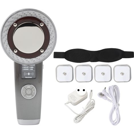 Appareil de beauté visage 8 en 1 : rajeunissement photo, micro-massage électrique, LED, dégradé, 100-240V avec prise UE (1/5)