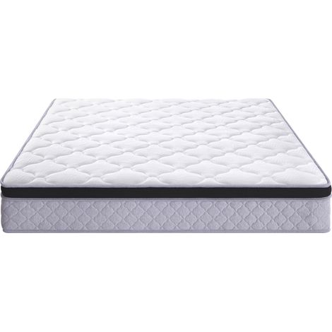 Matelas à ressorts 140 x 200 cm, épaisseur 25 cm, fermeté H3 avec modules ergonomiques pour soulagement lombaire (1/5)