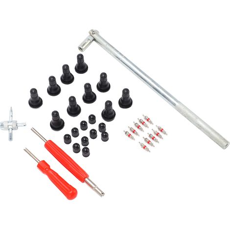 Clé à démonter tige de soupape extracteur noyau outil réparation pneu kit accessoires auto (1/5)