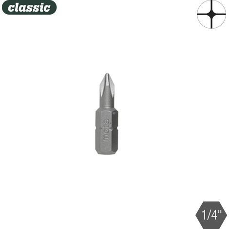 Jeu 10 Embouts Phillips 2x25mm Embouts Phillips Acier S2 Robustes - Mota Herramientas
