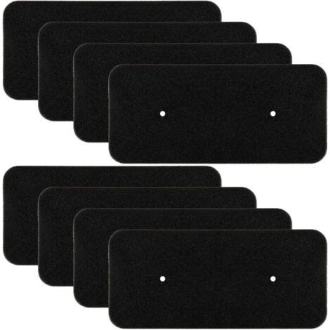 Pair 8 Pcs Filtre, éponge de Filtre 275 x 125 x10 mm, Filtre à éponge Dryer pour Seche Linge Candy, Hoover 40006731, Filtres Accessoire pour Sèche-linge Pompe Chaleur