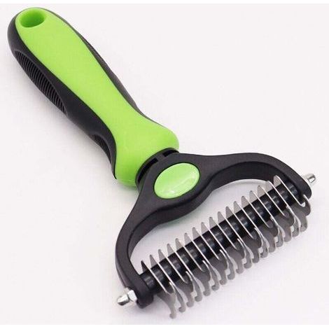 Brosse pour sous-poil pour chien et chat Peigne pour sous-poil à poils longs et courts Brosse d'épilation pour chien Brosse de toilettage