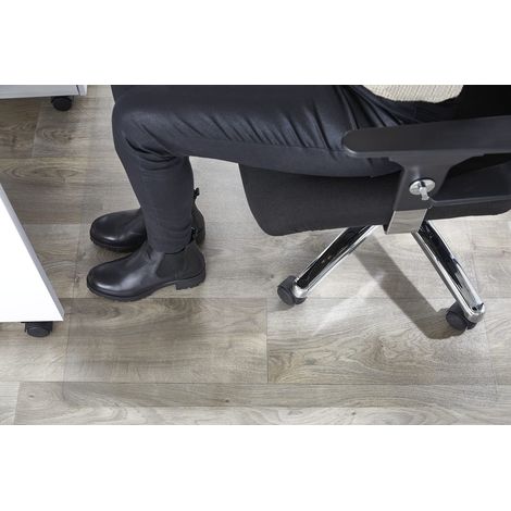 andiamo Tappetino Protettivo per Pavimento, in Pet, Strappi, Strato Adesivo, Estremamente Resistente, Trasparente, Polietilene tereftalato, 60 x 80 cm