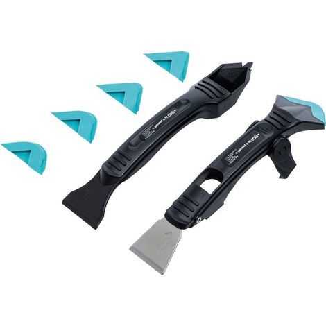 DÉCOLLEUR DE JOINT SILICONE ET JEU DE SPATULES 7PIÈCES BGS DIY 85209 (1/4)