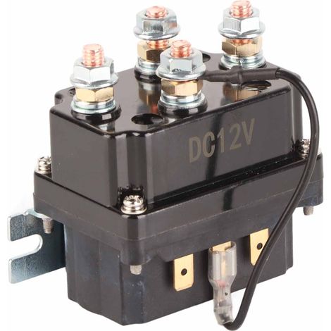 Relais contacteur de treuil 12V 250A pour AUT UTV SUV avec treuils 3000-5000lbs (1/5)