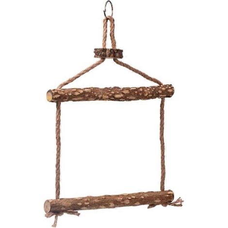 Hamac pour cage à perroquet durable, balançoire pont colorée, accessoires de rangement (1/5)