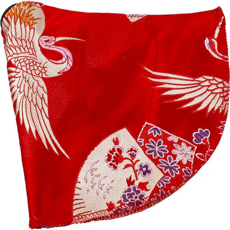 Car modification accessories, Chinese style dust cover, trendy gear shift dust cover, floral pattern - Red Crane (1/4)