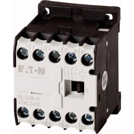 Contacteur de puissance 3p+1F 3kW/400V/AC3 EATON DILEEM-10(240V50HZ)