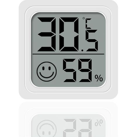 1pc hygromètre maison chambre de bébé sec et humide refroidissement et chauffage thermomètre voiture température et humidité Simple Mini hygromètre électronique (1/4)