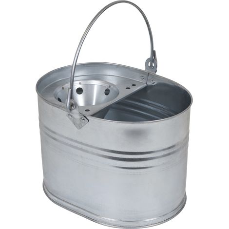 Sealey BM08 Mop Bucket 13L - Galvanized