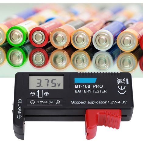 Testeur de capacité de batterie ANENG BT-168PRO avec affichage numérique LCD, testeur de batterie 1,2 V-4,8 V (1/5)