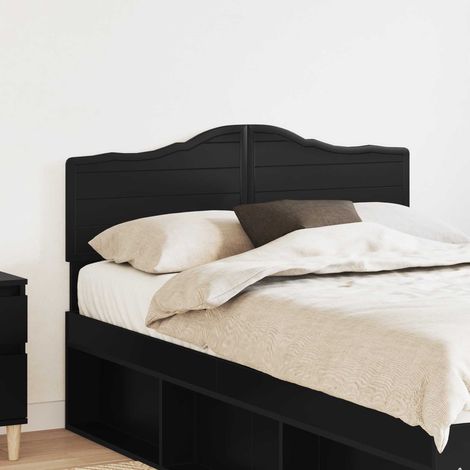 vidaXL Headboard Black Oak Engineered wood (1/5)