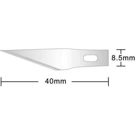 Herramienta hojas Hansa craft knife blades 10 unidades precisión