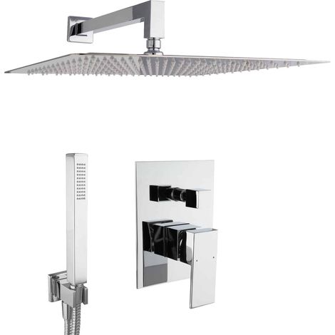 Set de douche encastré PaulGurkes 40 cm (1/5)