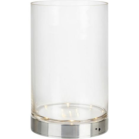 Vase lampe LED, 3W, en verre transparent 29 cm, rechargeable - Markslöjd - Bouquet (1/3)