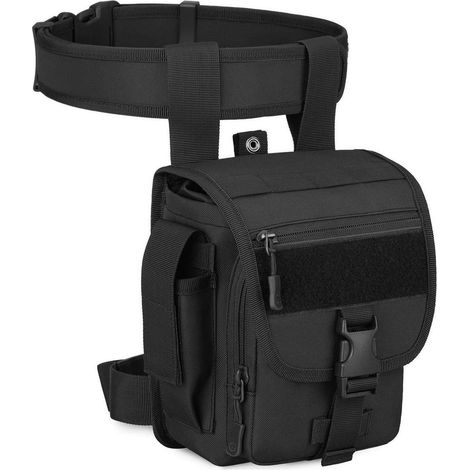 Taktische Beintasche MOLLE Hüfttasche für Herren, wasserabweisend, für Outdoor, Motorrad (1/5)