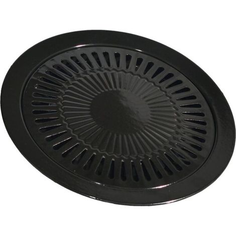 Accessoire pour réchaud à gaz portable 32 cm - Plaque de grill pour réchaud à gaz (1/3)