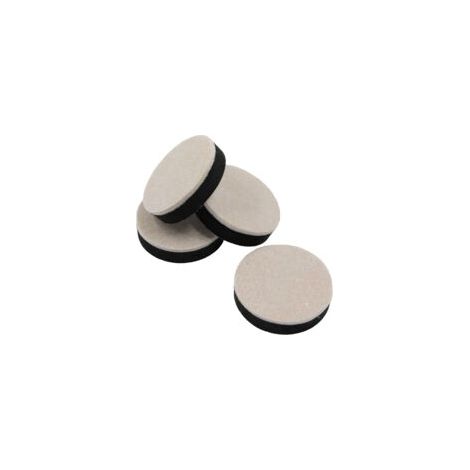 Tischbeine-Erhöhungen – 4 Stück, Durchmesser: 63,5 mm, Höhe: 16,5 mm. Stapelbar. Erhöht die Höhe. Leise und verschleißfest.