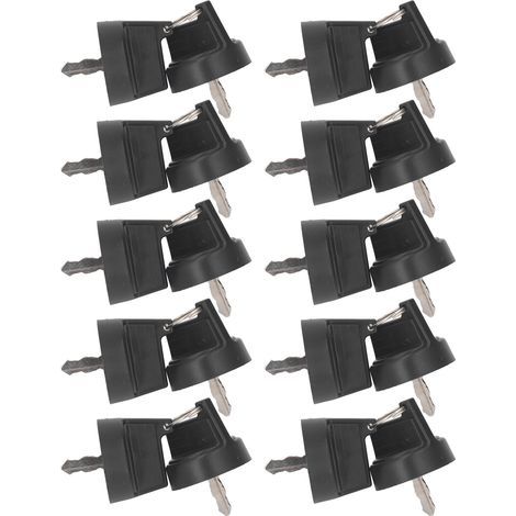 Clé de Démarrage de Générateur de Monocylindre Clé D'allumage en Plastique en Fer Compact pour 188F 190F, 20pcs pour Les Machines et Truelles Agricoles (1/5)